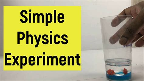 Experiment in Physics .